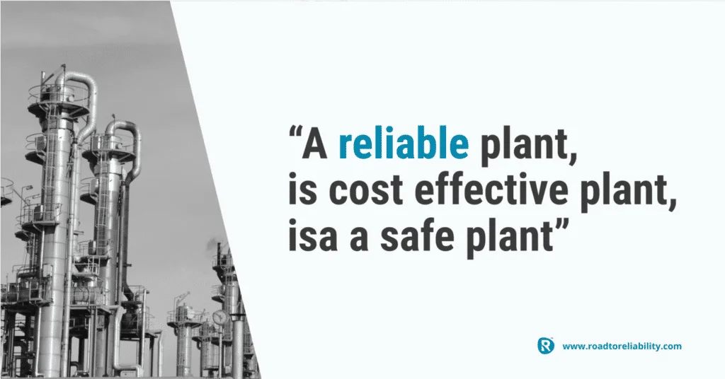 A reliable plant is a cost-effective and safe plant – core principle of maintenance and reliability strategy
