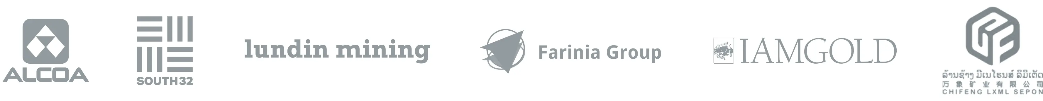 Client logos in the mining and metals industry