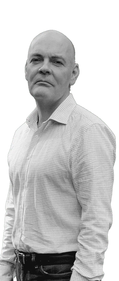 Side view photo of Erik Hupjé